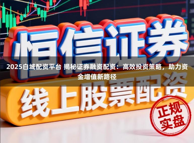 2025白城配资平台 揭秘证券融资配资：高效投资策略，助力资金增值新路径