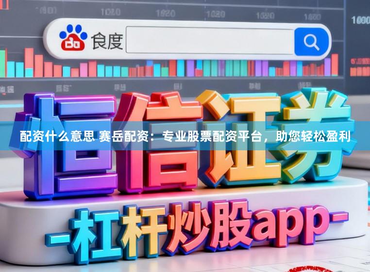 配资什么意思 赛岳配资：专业股票配资平台，助您轻松盈利